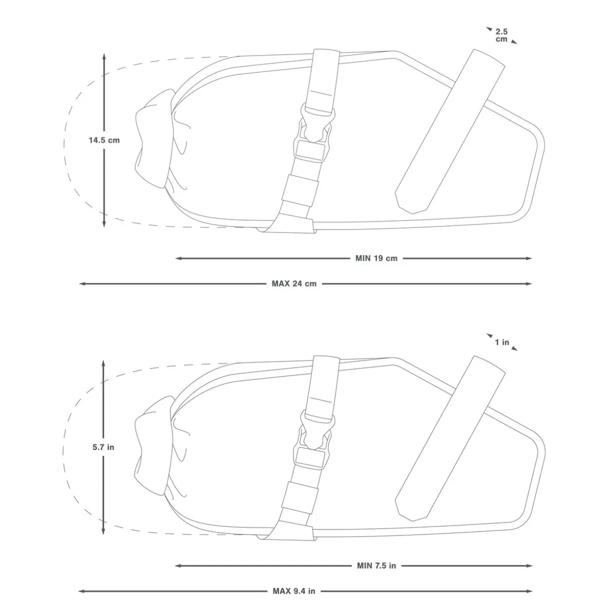 Racing Saddle Pack 3L