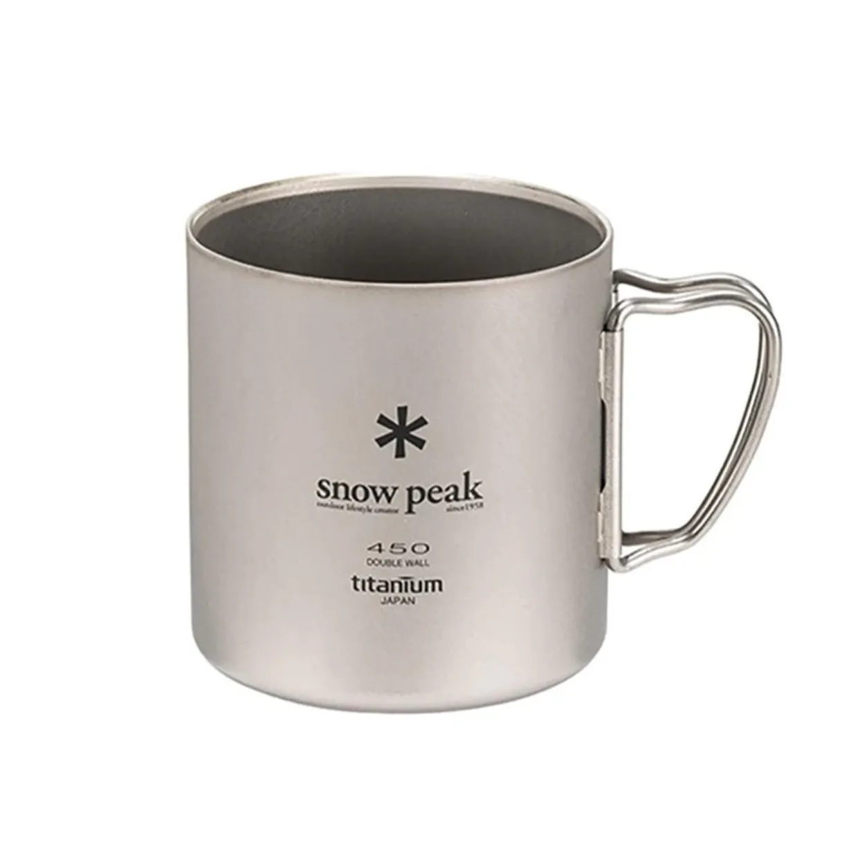 Recycled Titanium Double Wall 450 Mug