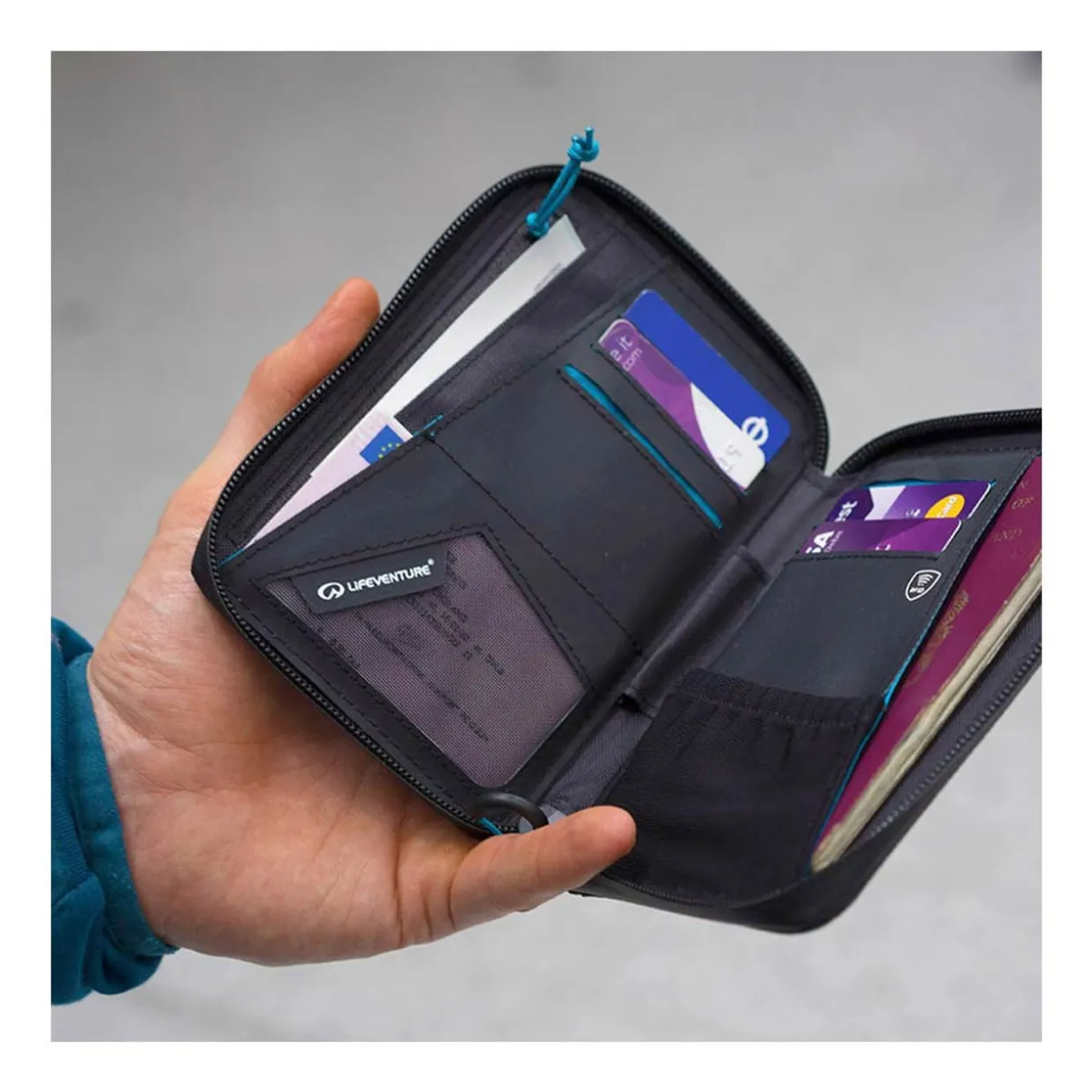 RFID Protected Mini Document Wallet