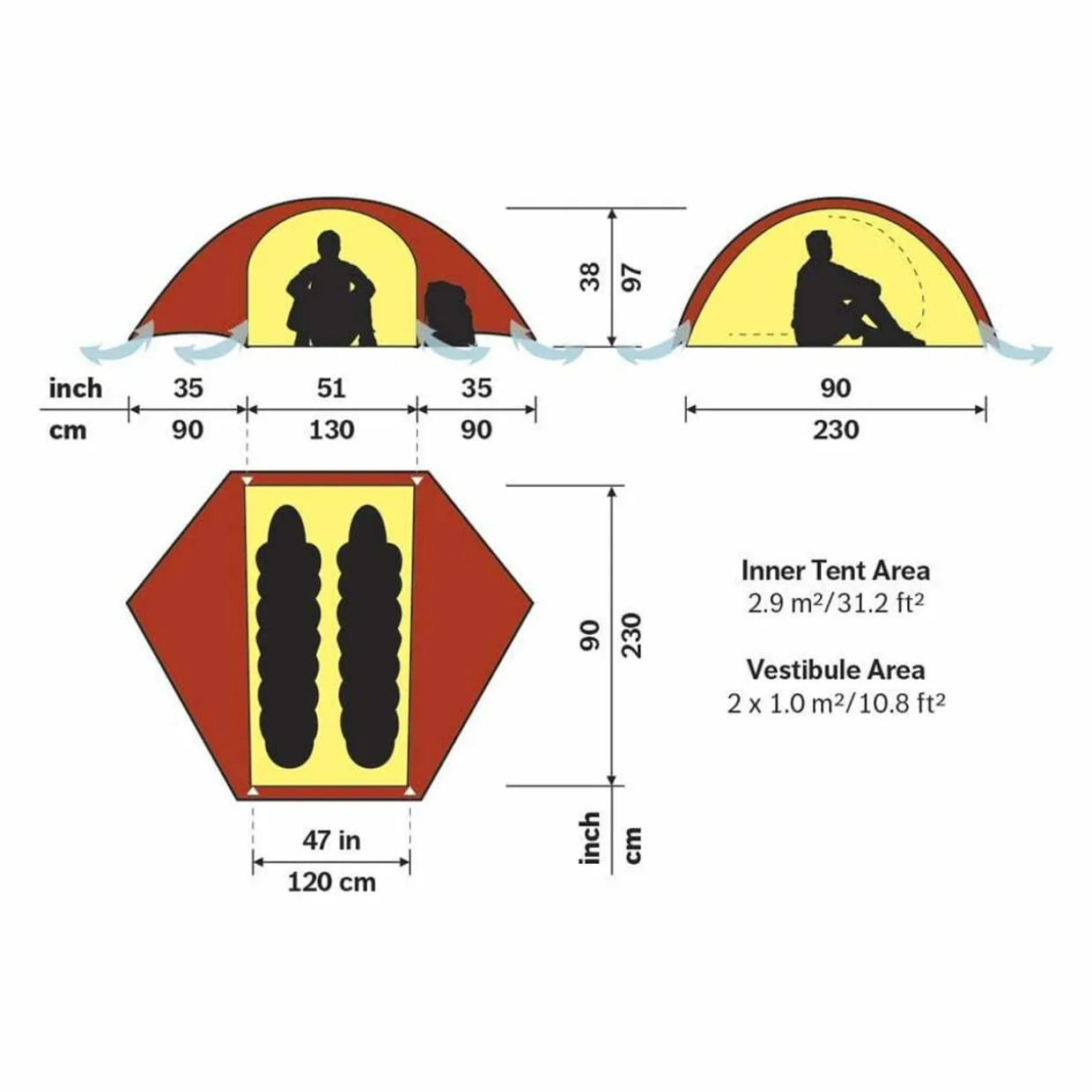 Rogen 2 Person Tent