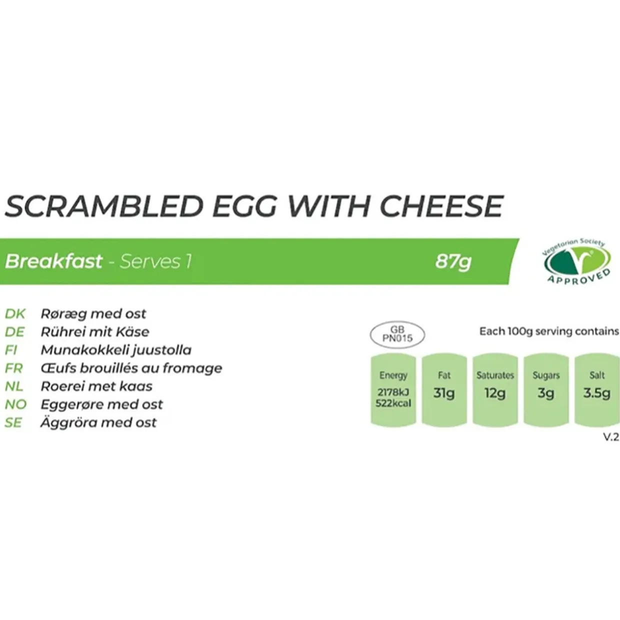 Scrambled Egg with Cheese