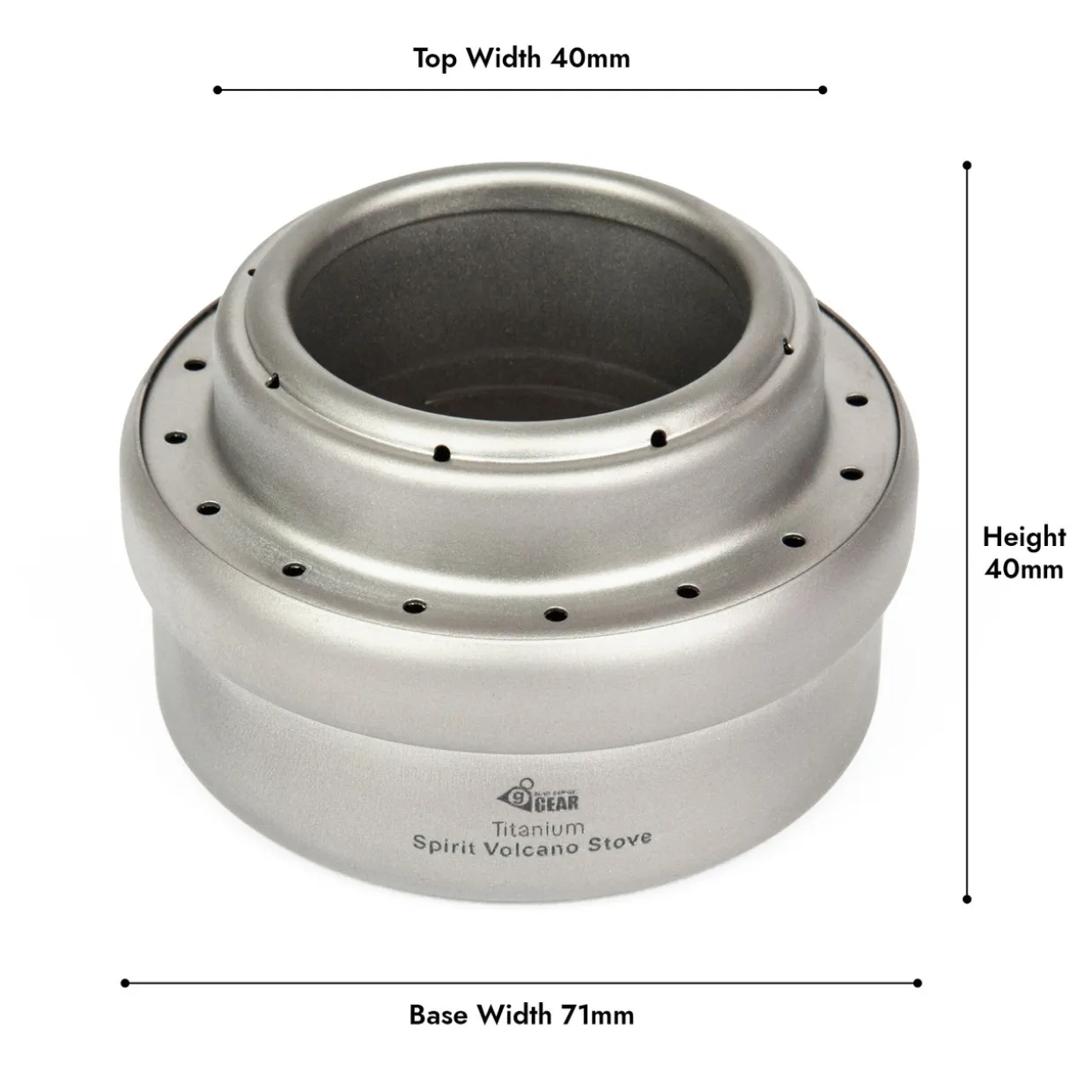 Spirit Volcano Titanium Alcohol Stove