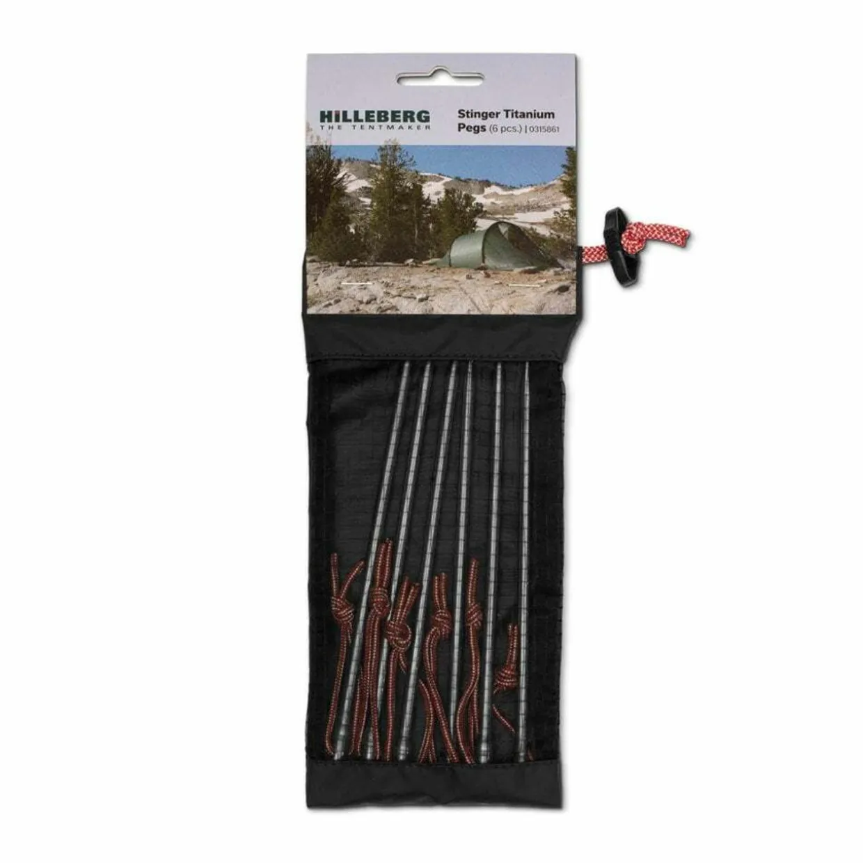 Stinger Titanium Peg Set - 6 Pack