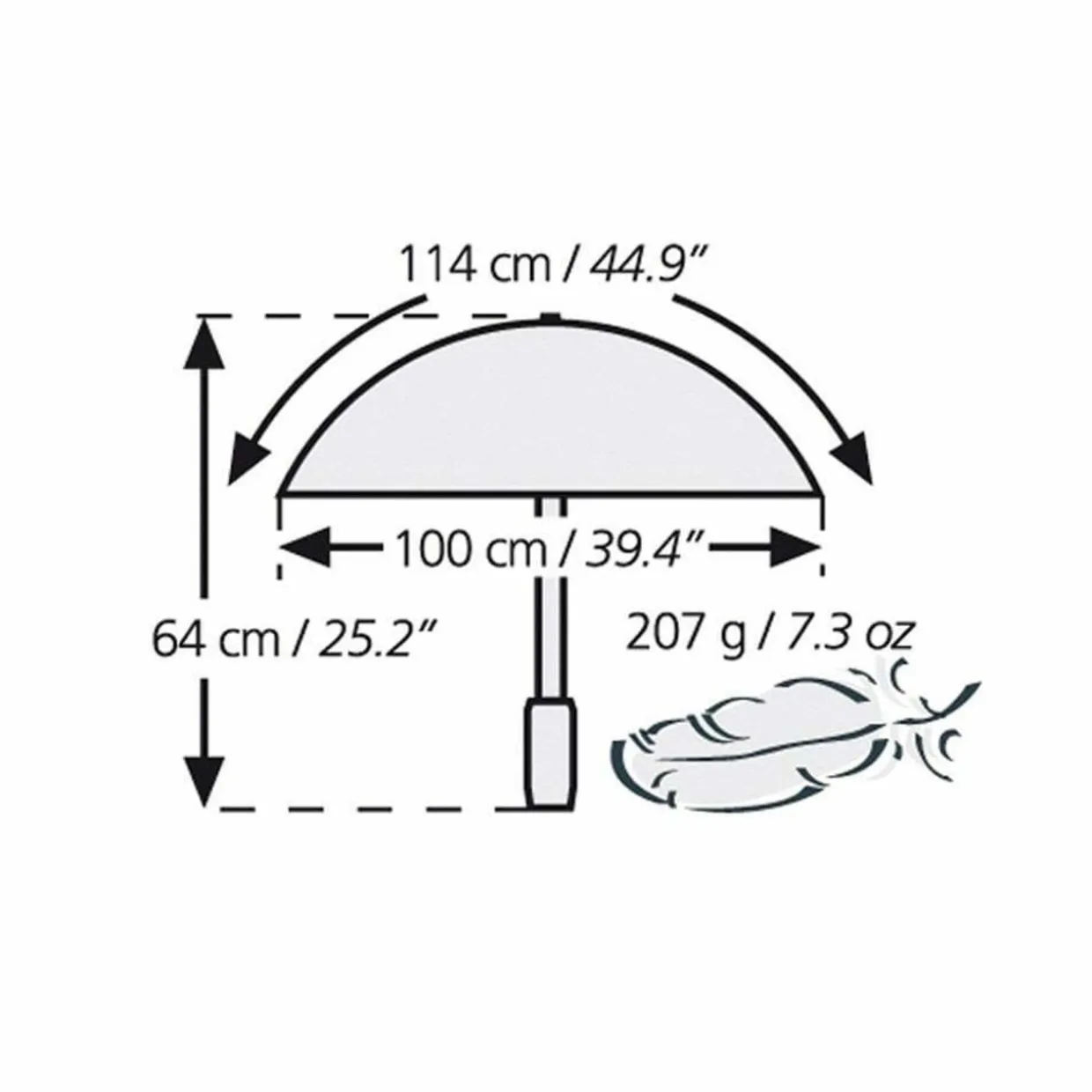 Swing Liteflex Trekking Umbrella