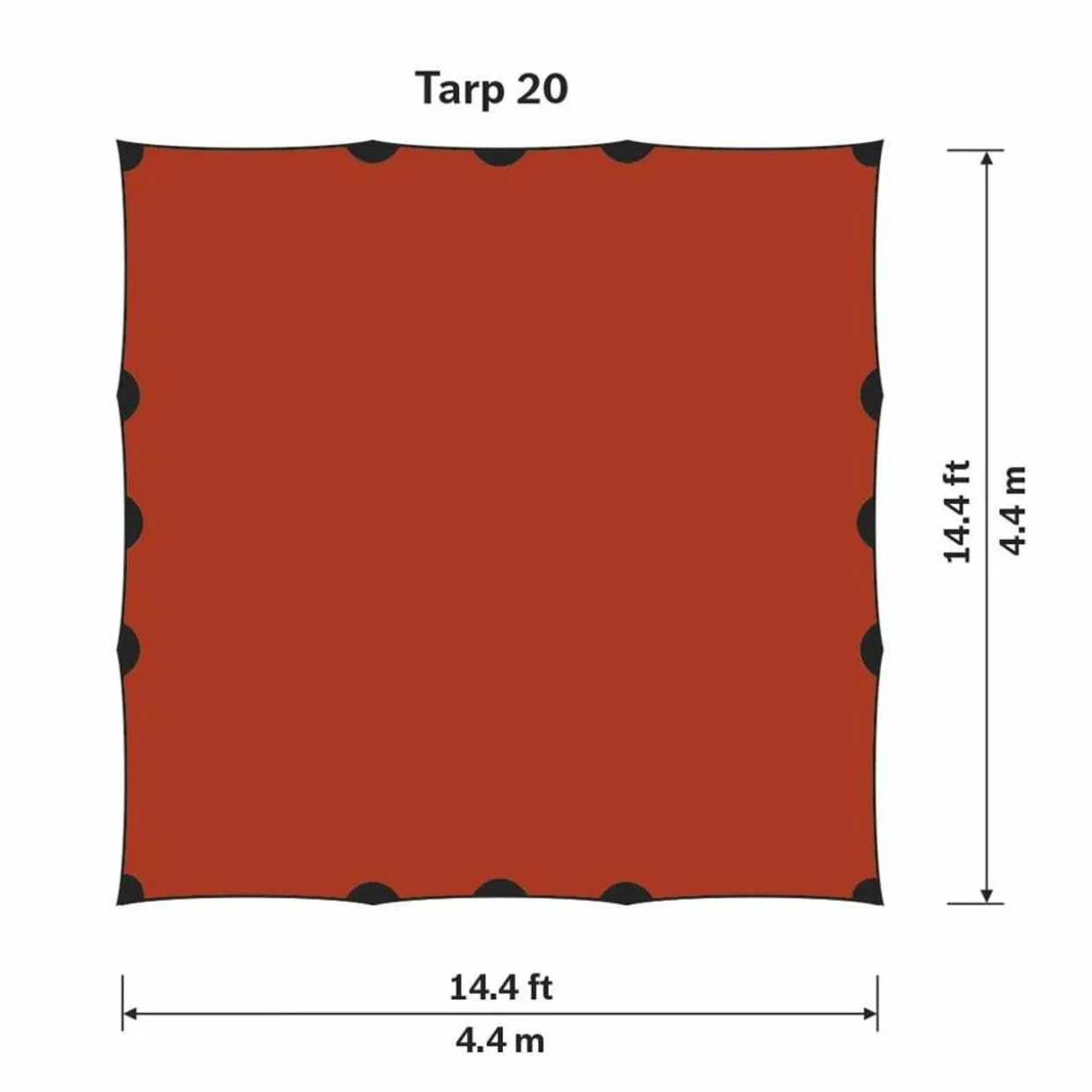 Tarp 20 UL (4.4 m x 4.4 m)