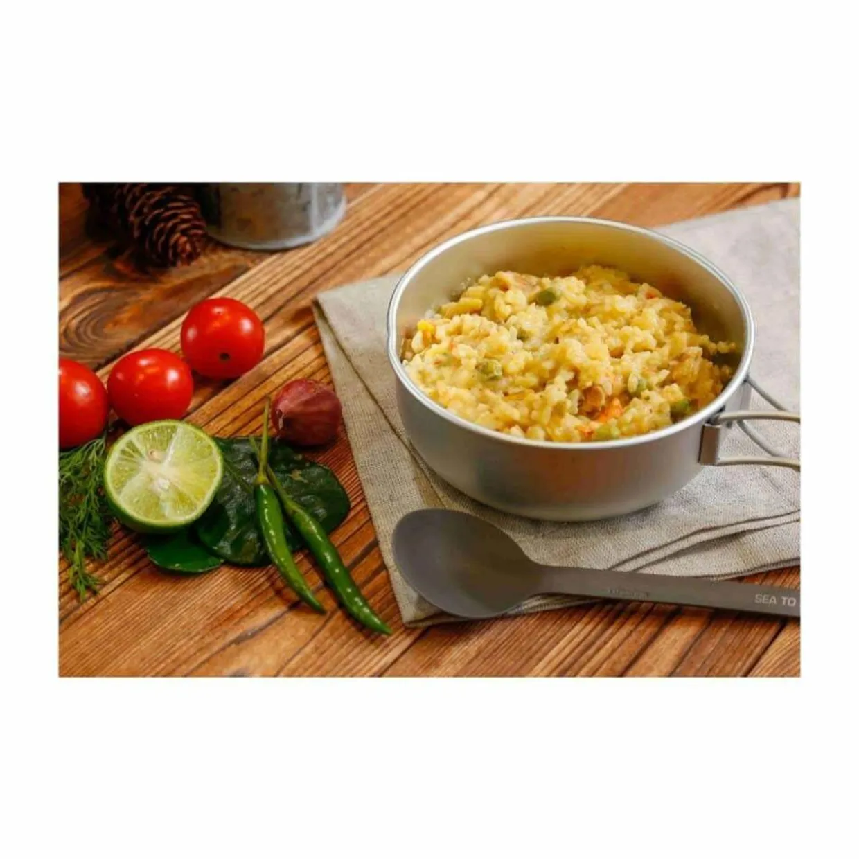 Thai Green Chicken Curry with Rice (Single Serving)
