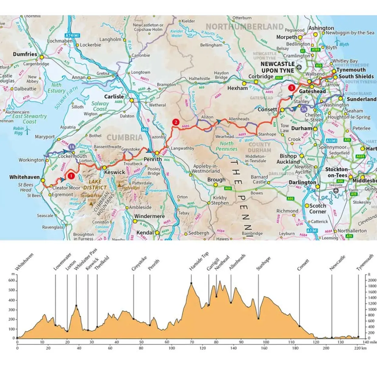 The Coast to Coast Cycle Route