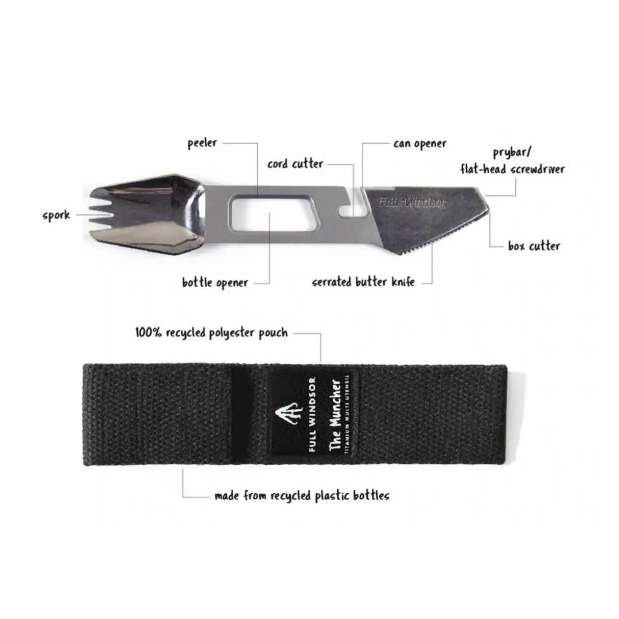 The Muncher - Titanium Multi Utensil