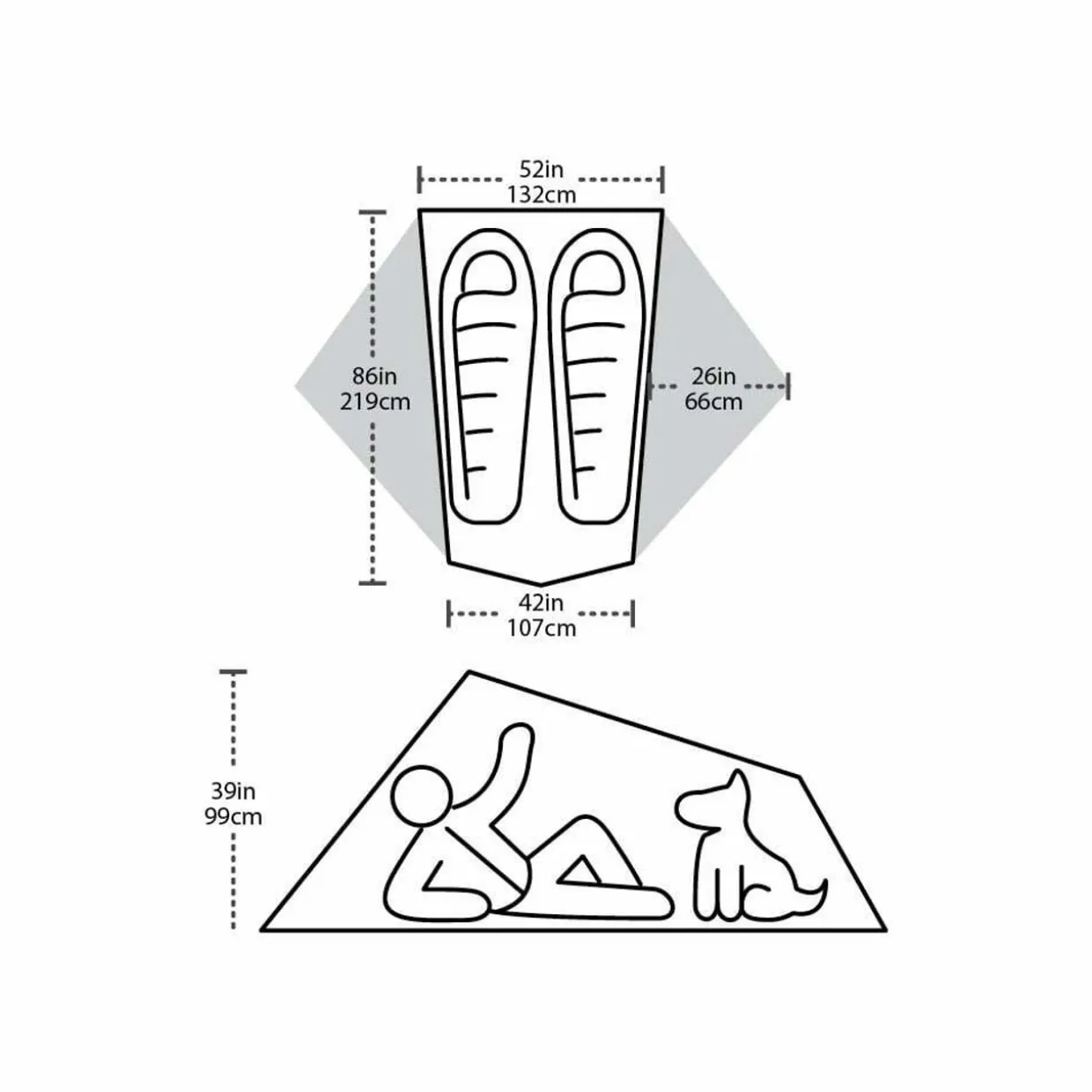 Tiger Wall 2 Platinum Tent