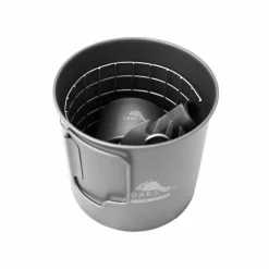 Titanium Alcohol Stove Cook System with 650ml Pot