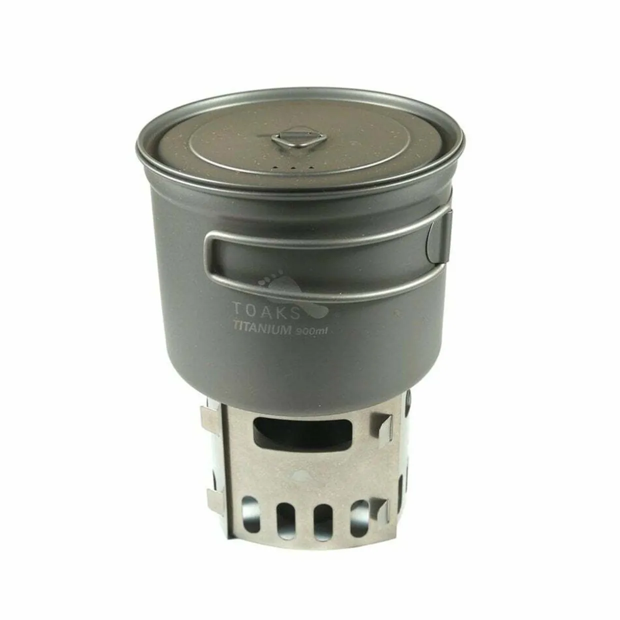 Titanium Alcohol Stove Cook System with 900ml Pot