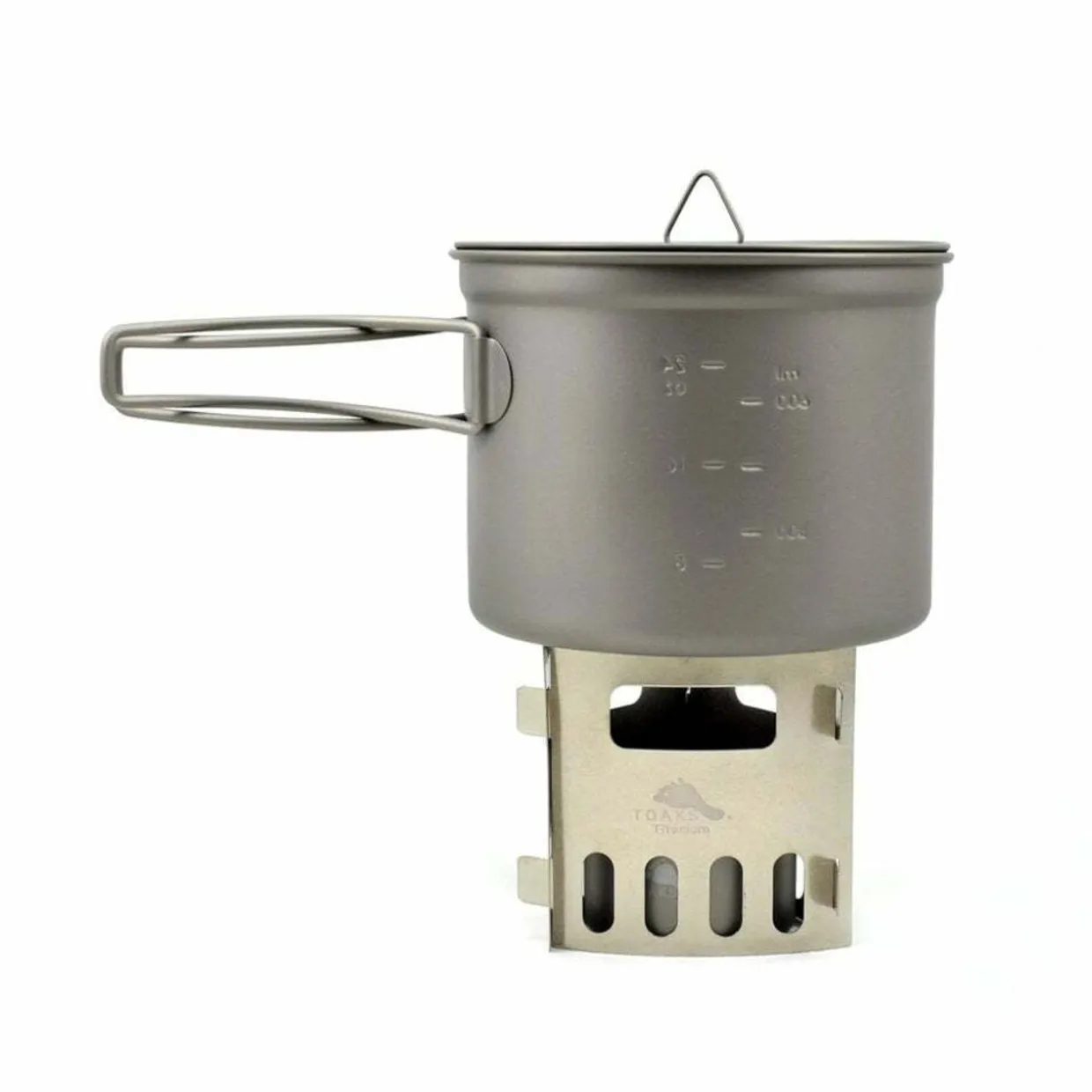 Titanium Alcohol Stove Cook System with 900ml Pot