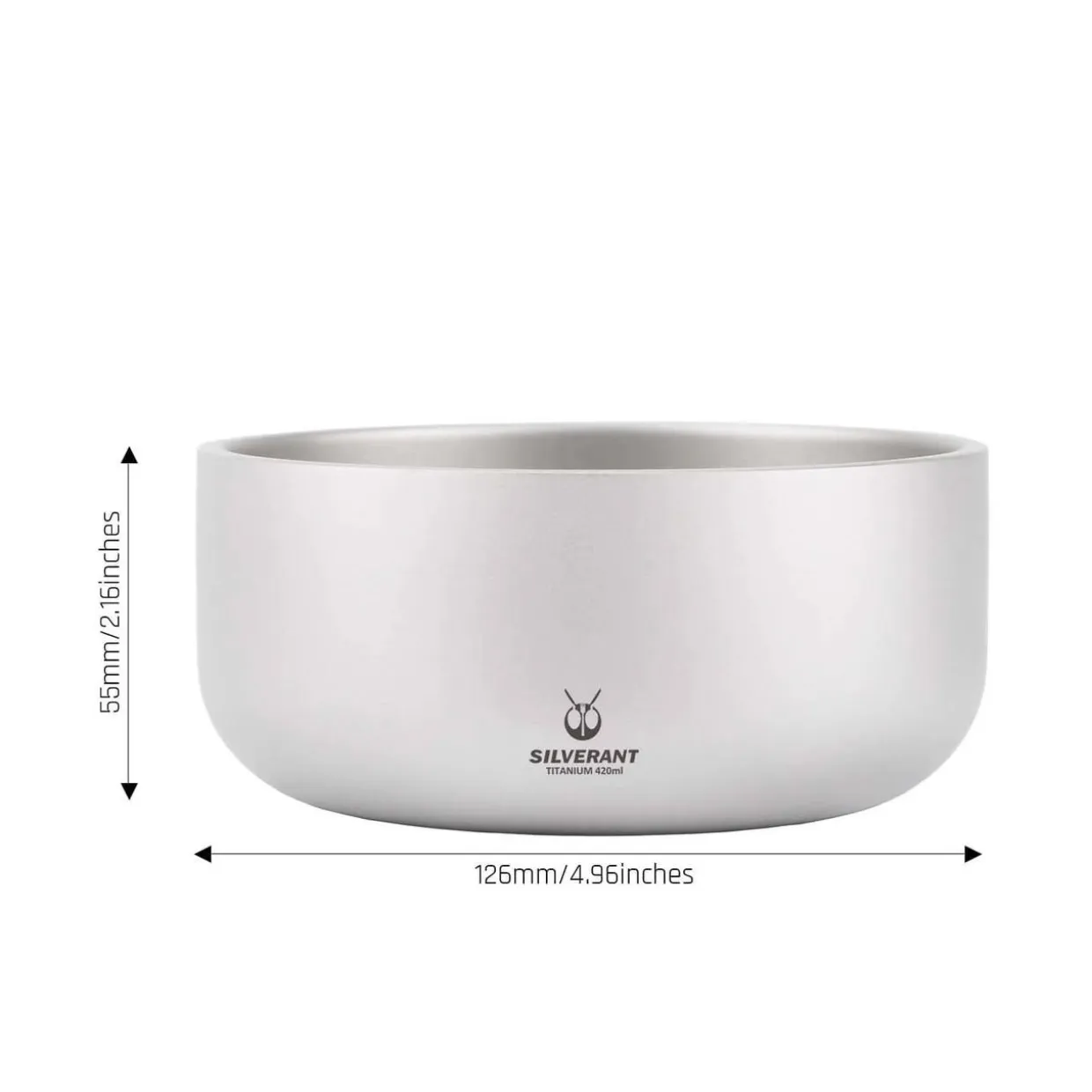 Titanium Backcountry Double Wall Bowl - 420ml