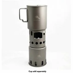 Titanium Backpacking Wood Burning Stove - Small