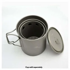 Titanium Backpacking Wood Burning Stove - Small