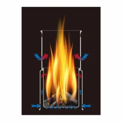 Titanium Backpacking Wood Burning Stove - Small