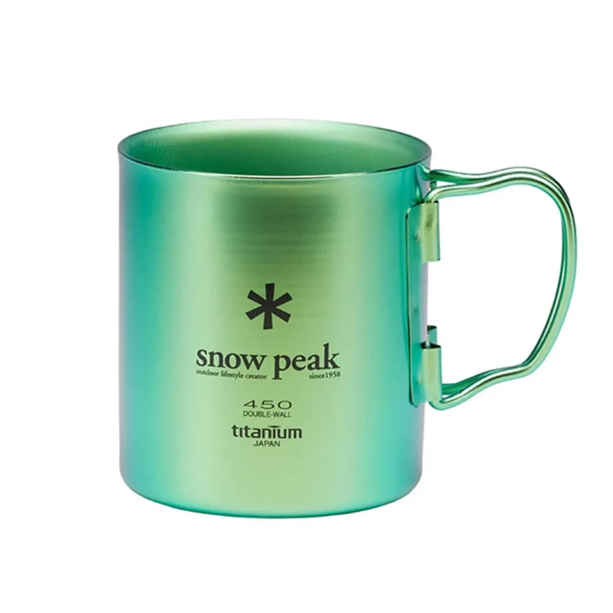 Titanium Double Wall 450 Coloured Mug