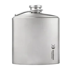 Titanium Hip Flask & Funnel 300ml