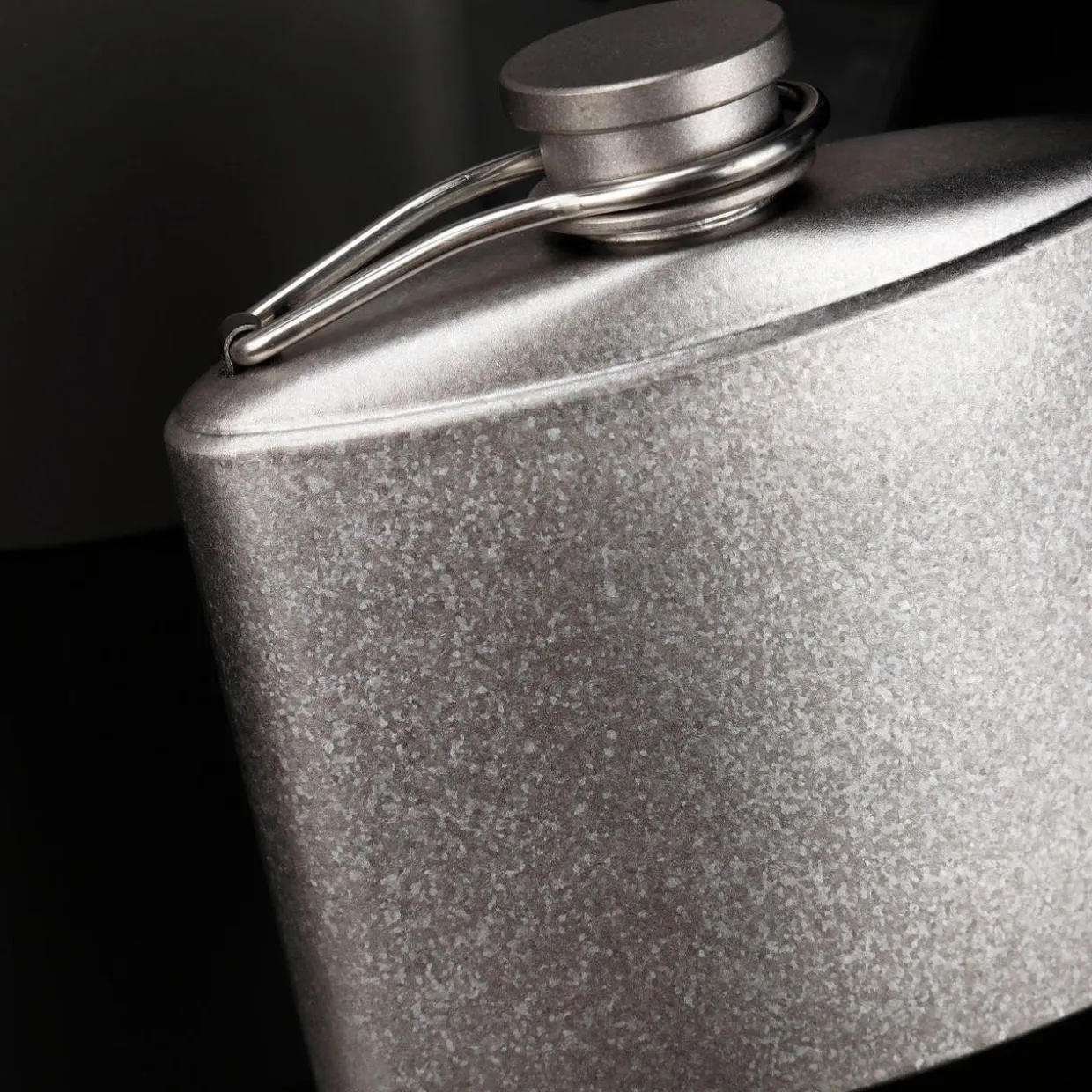Titanium Hip Flask & Funnel 300ml