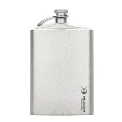 Titanium Hip Flask & Funnel 248ml
