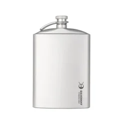 Titanium Hip Flask & Funnel 248ml