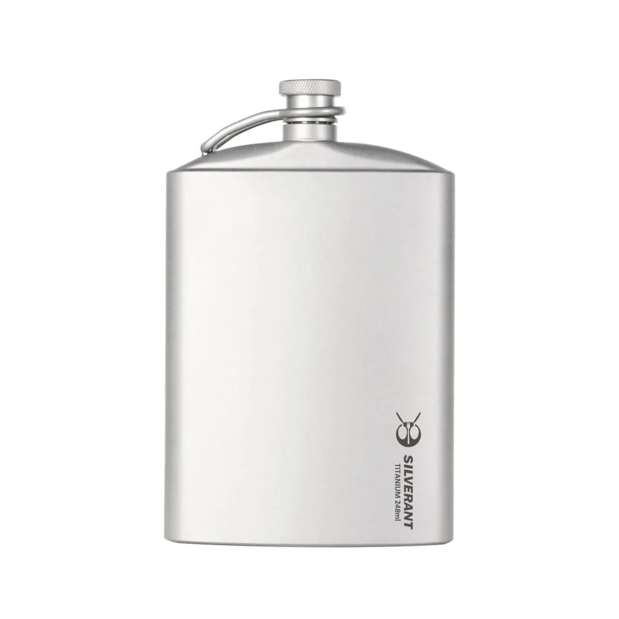 Titanium Hip Flask & Funnel 248ml