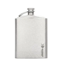 Titanium Hip Flask & Funnel 220ml