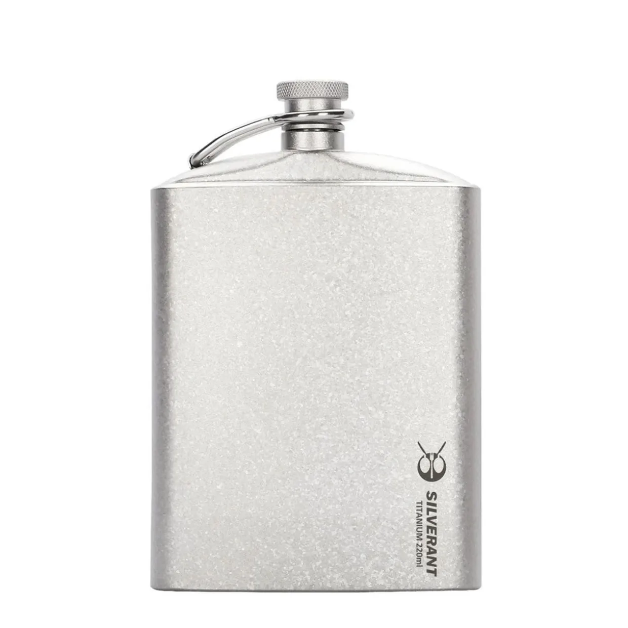 Titanium Hip Flask & Funnel 220ml