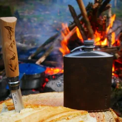 Titanium Hip Flask & Funnel 220ml
