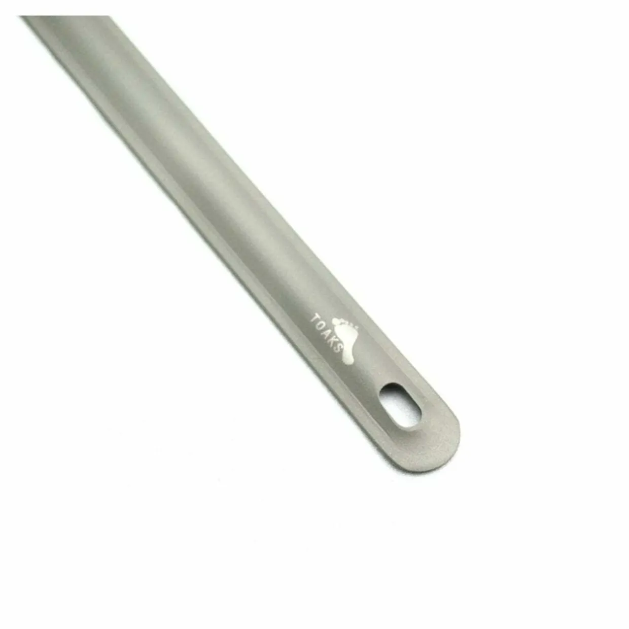 Titanium Long Handle Spork with Polished Bowl