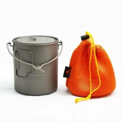 Titanium 750ml Pot with Bail Handle