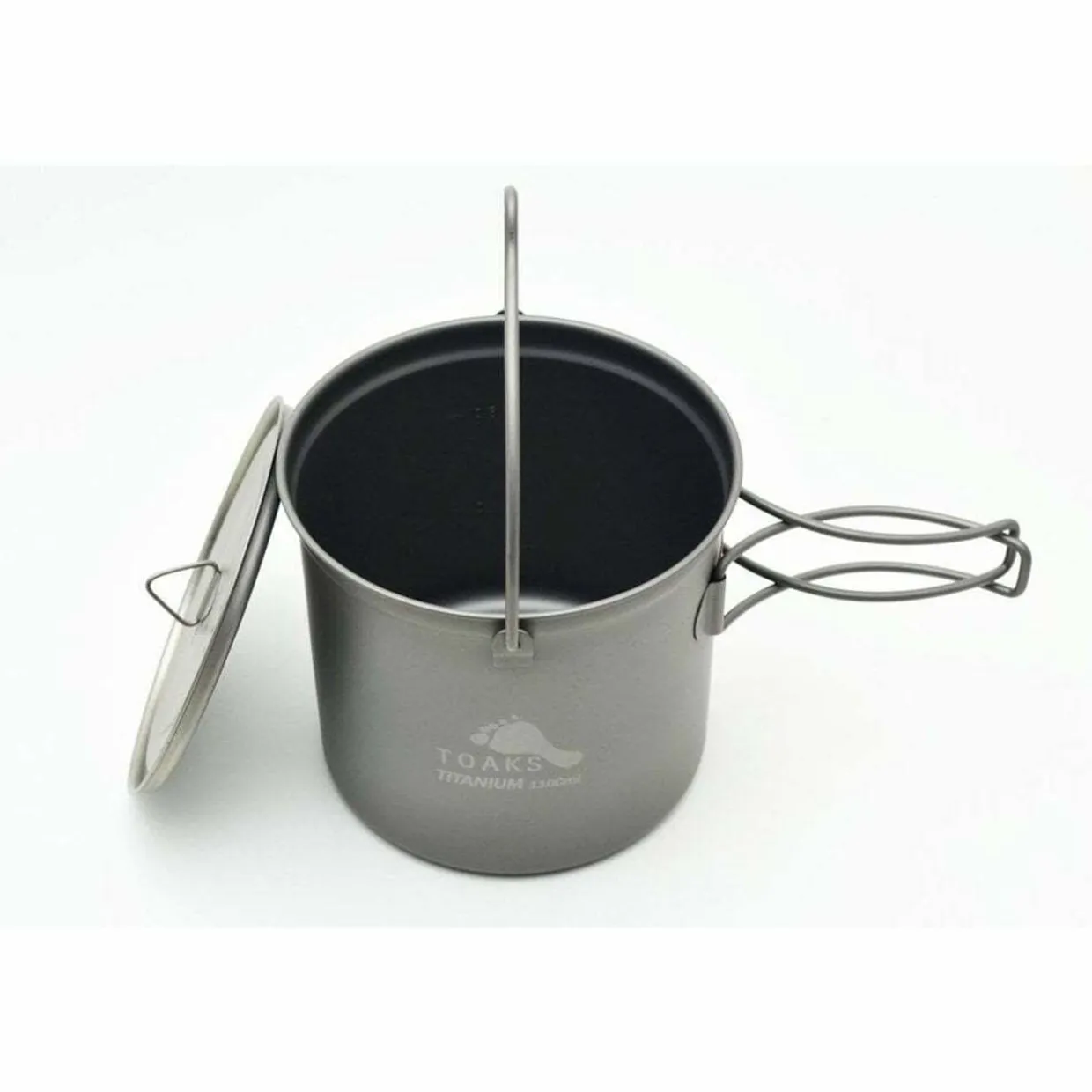 Titanium 1100ml Pot with Bail Handle