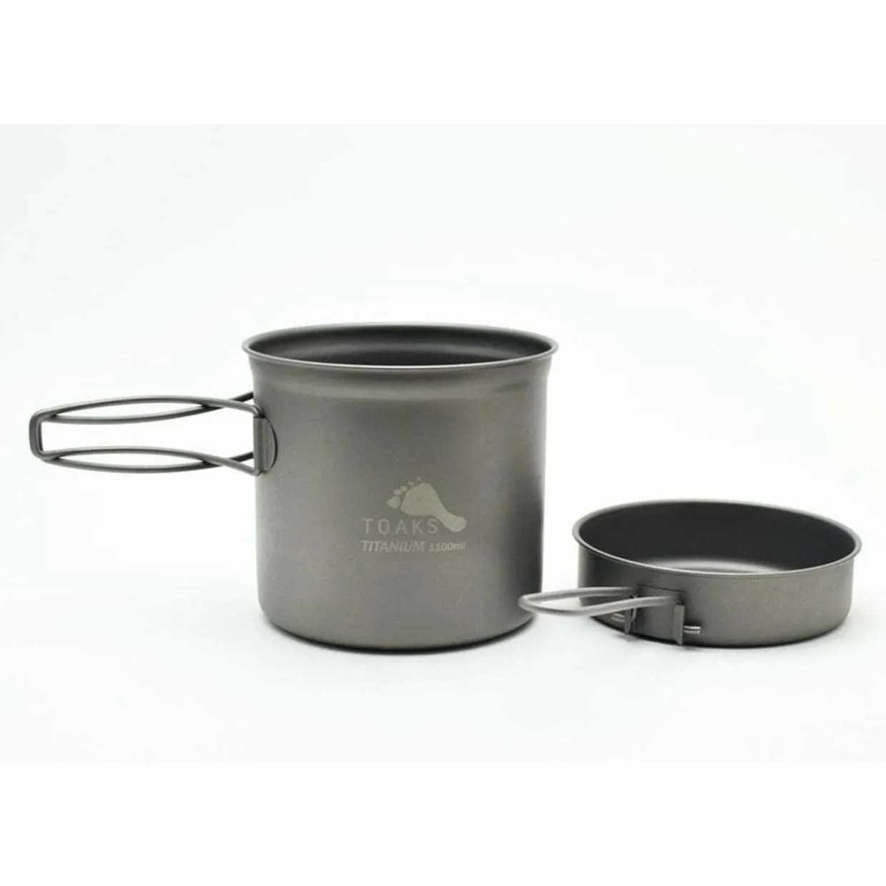 Titanium 1100ml Pot with Pan