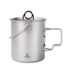 Titanium Pot 750ml with lid and bail handle