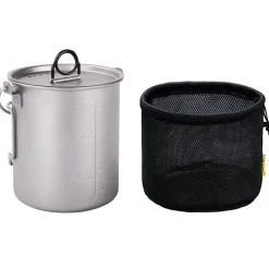 Titanium Pot 750ml with lid and bail handle