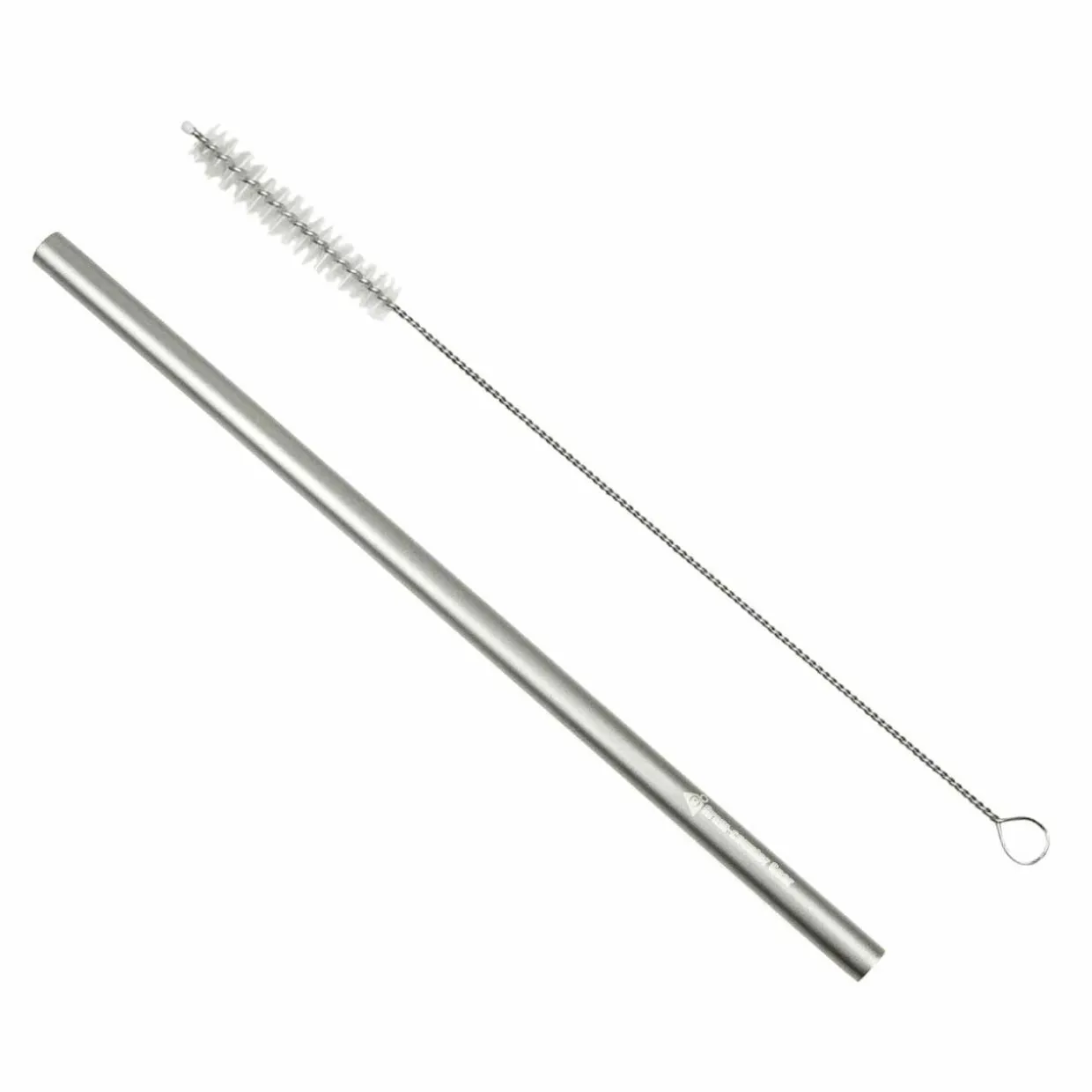 Titanium Straw with Cleaning Brush
