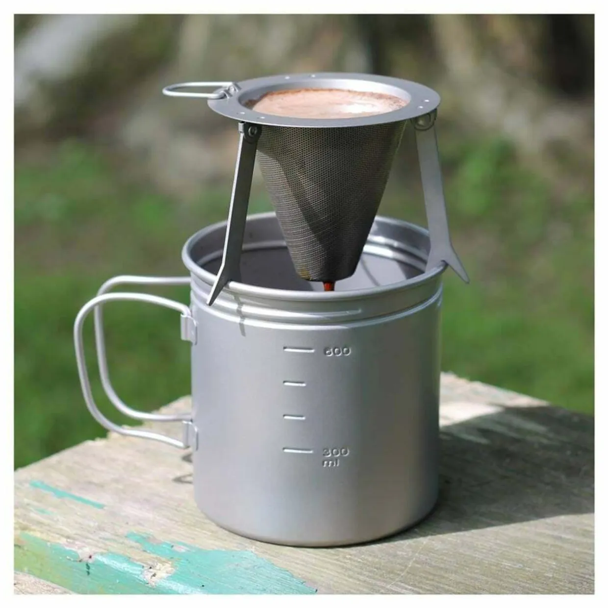 Titanium Travel Coffee Filter