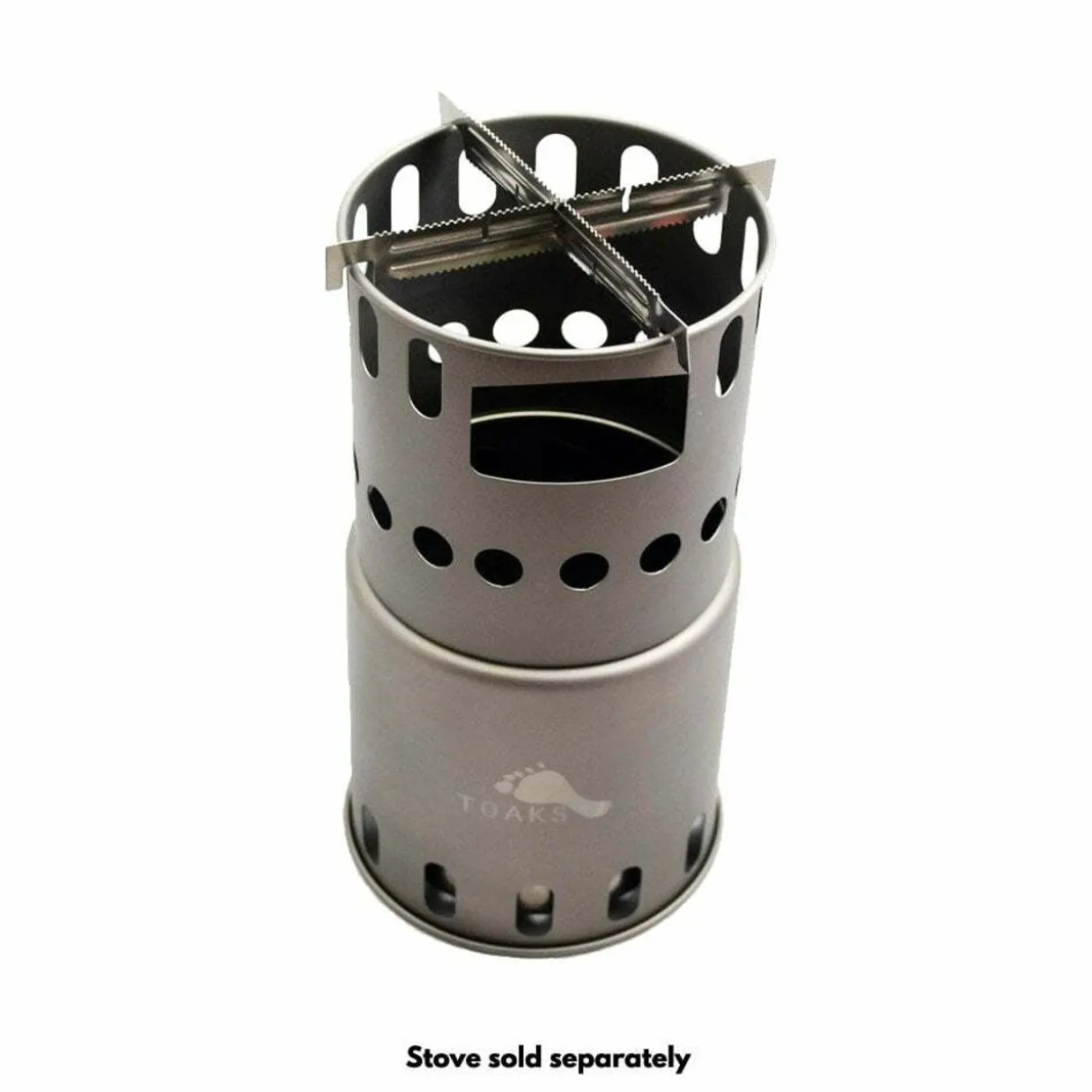 Titanium Wood Stove Cross Bars - 2 Pack