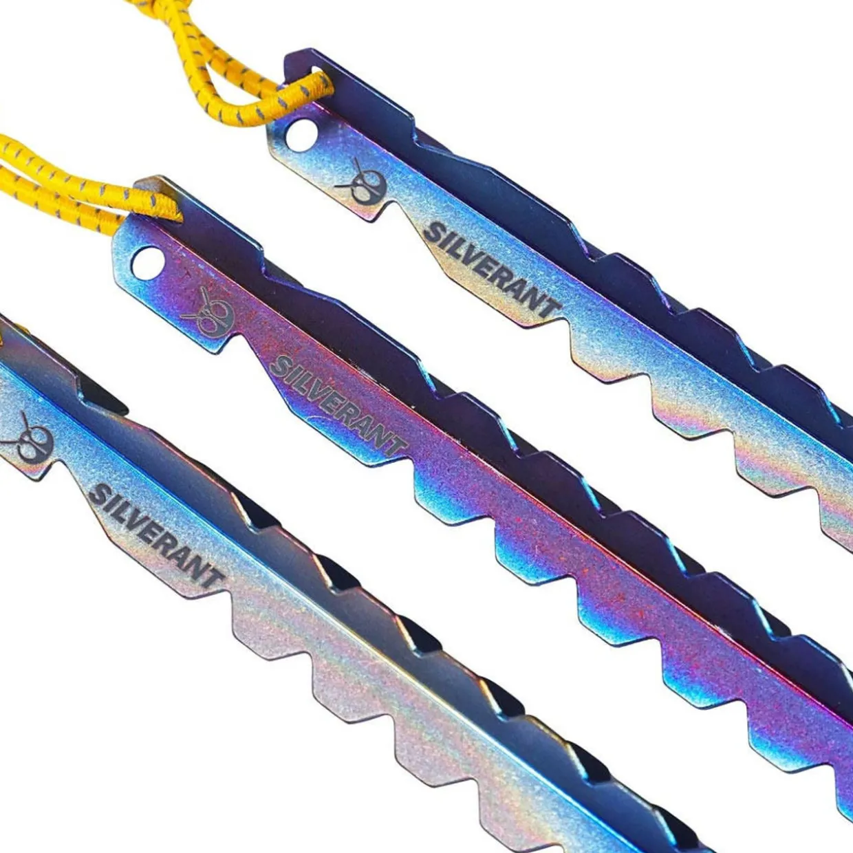 Titanium Y-Shape Tent Stakes - Long 6 Pack