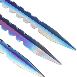 Titanium Y-Shape Tent Stakes - Long 6 Pack