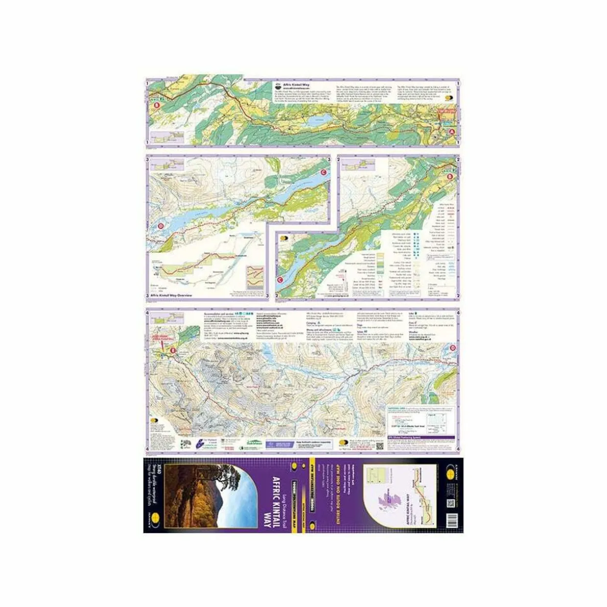 Trail Map XT40 - Affric Kintail Way