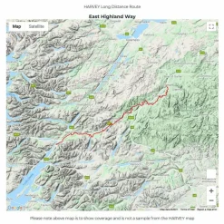 Trail Map XT40 - East Highland Way