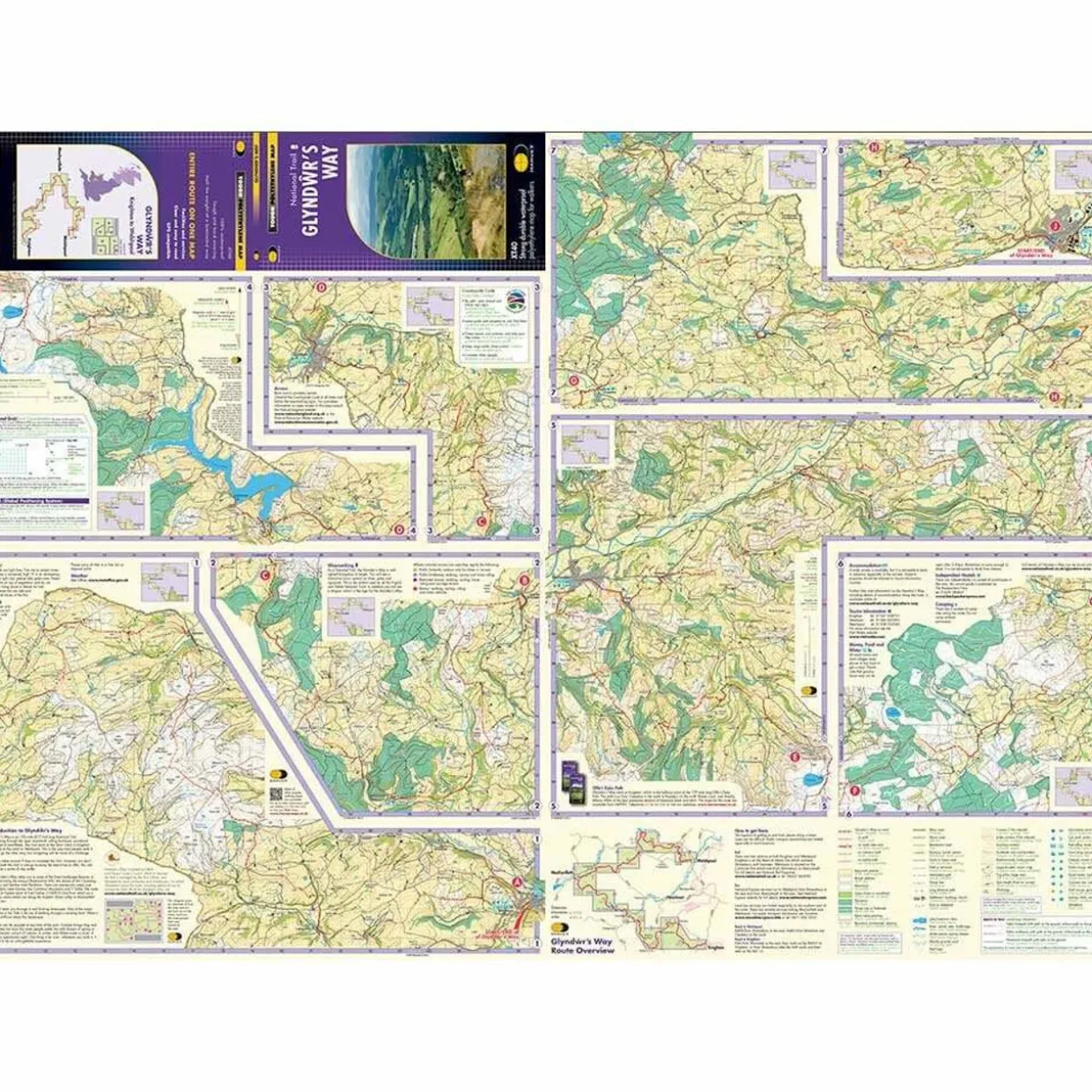 Trail Map XT40 - Glyndwr's Way
