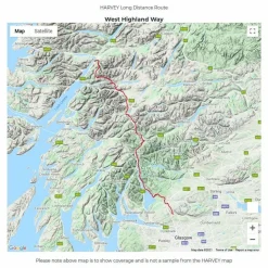 Trail Map XT40 - West Highland Way