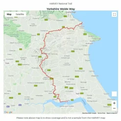 Trail Map XT40 - Yorkshire Wolds Way