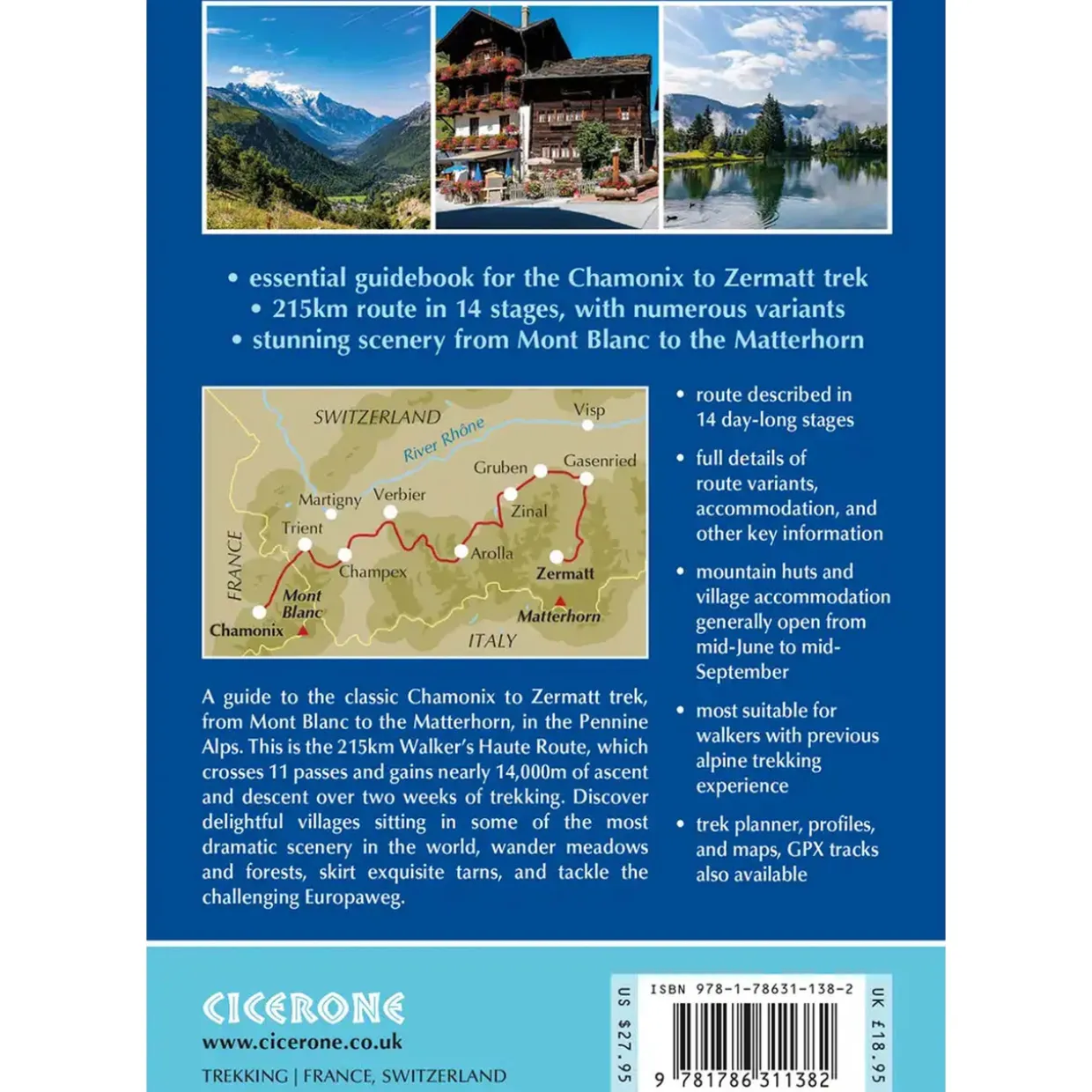 Trekking Chamonix to Zermatt 2024