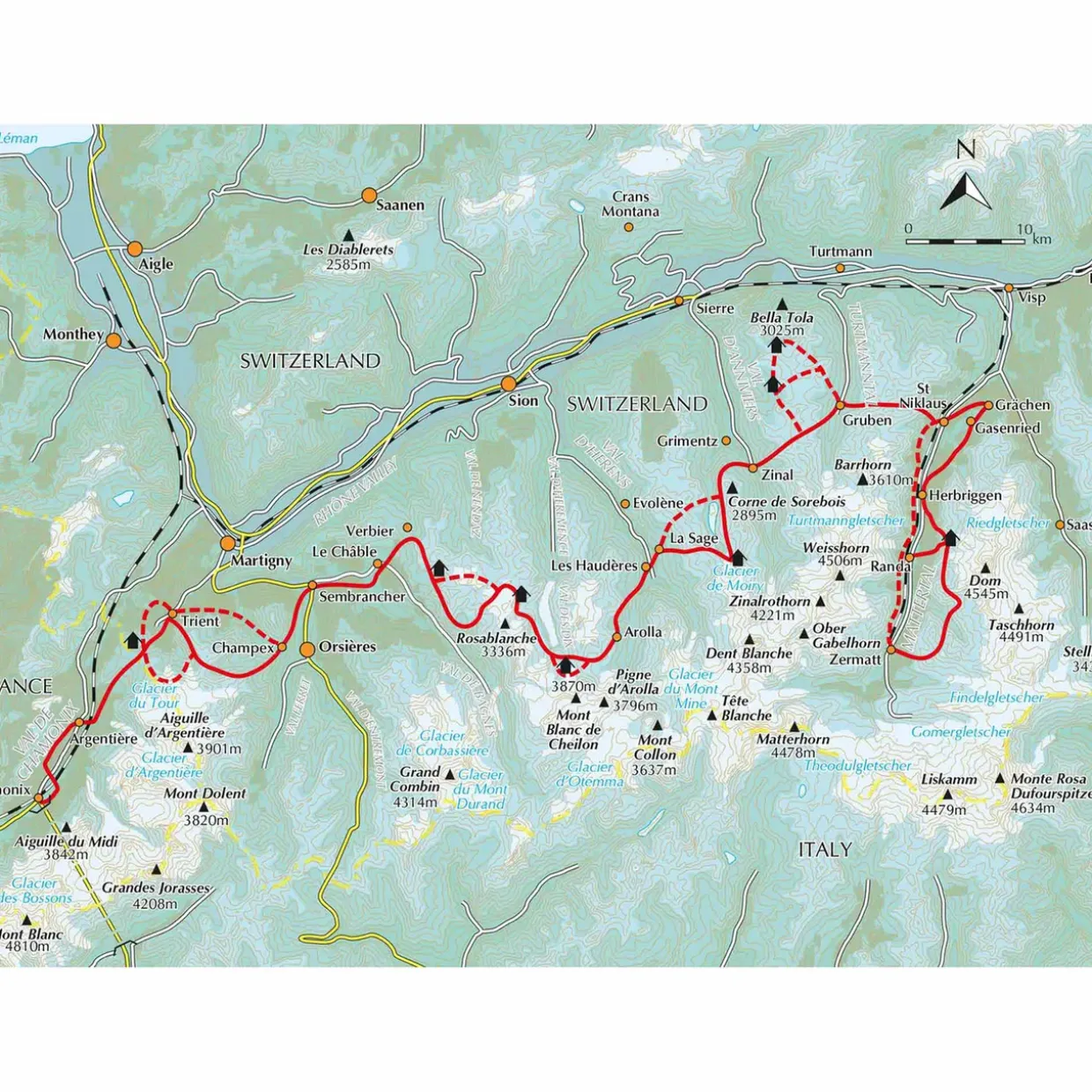 Trekking Chamonix to Zermatt 2024