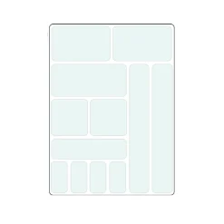 TUFF Tape Self-Adhesive Assorted Patch Set - Large
