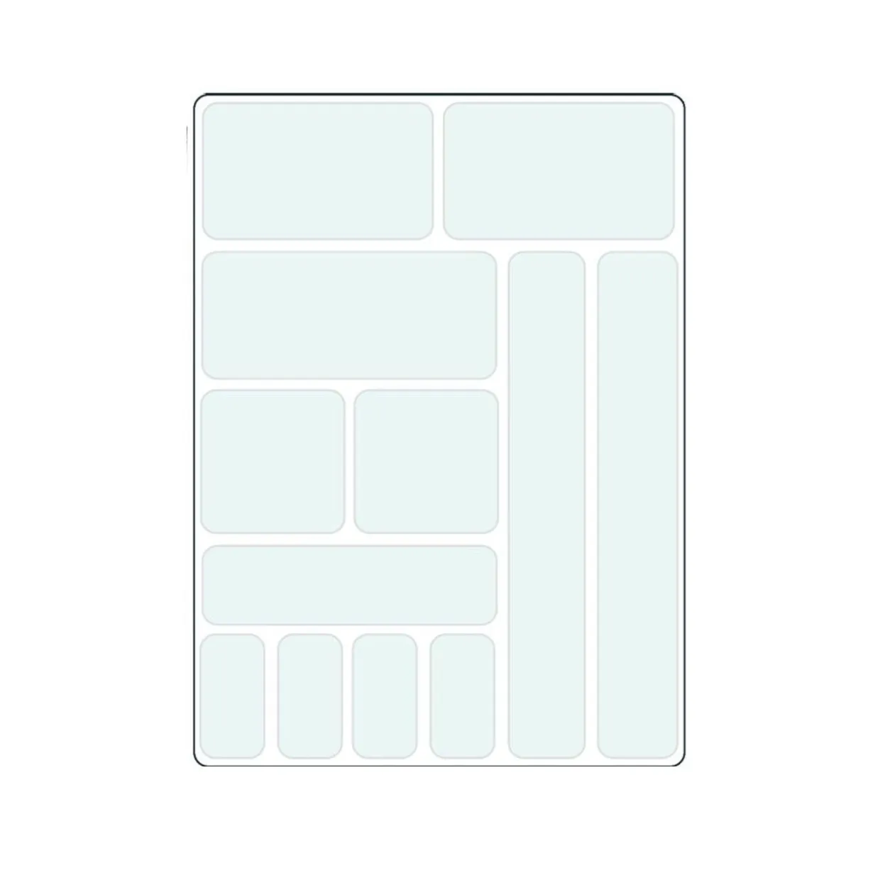 TUFF Tape Self-Adhesive Assorted Patch Set - Large