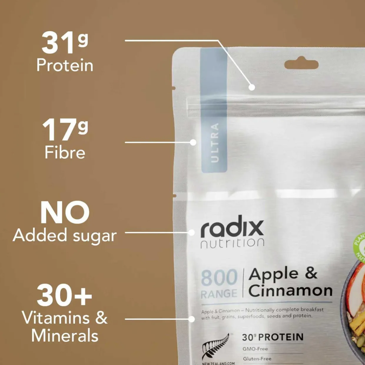 Ultra Apple Cinnamon Breakfast - 800kcal